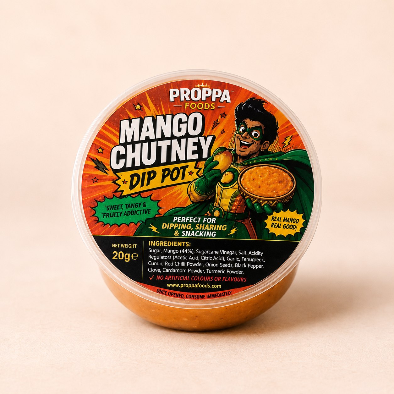 Mango Chutney Dip Pot
