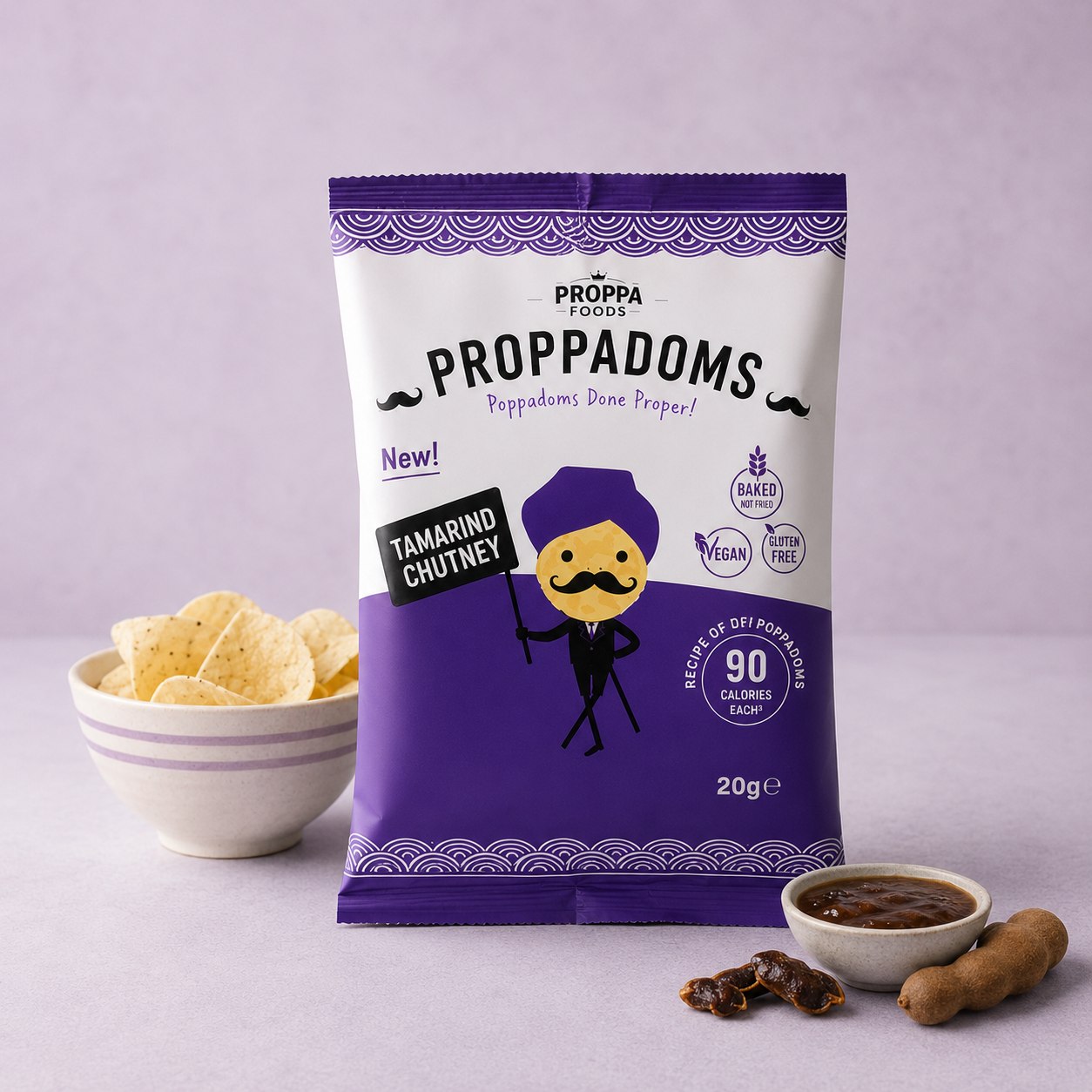 Tamarind Chutney Proppadoms packet